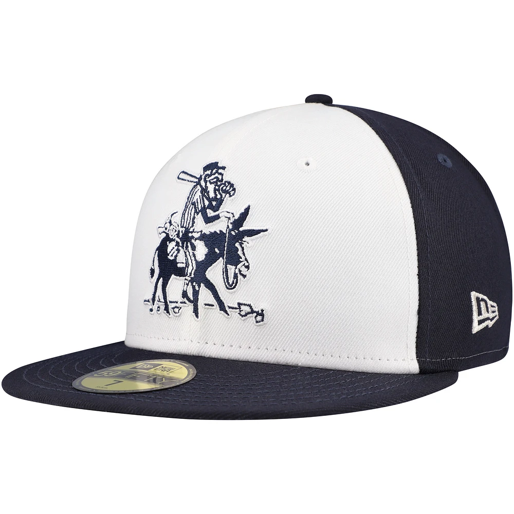 Men's New Era White Reno Aces Theme Night 59FIFTY Fitted Hat