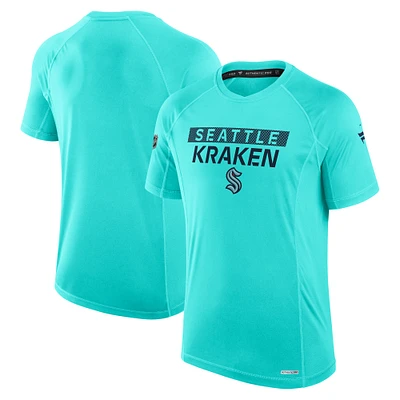 Men's Fanatics Blue Seattle Kraken Authentic Pro Rink Tech T-Shirt