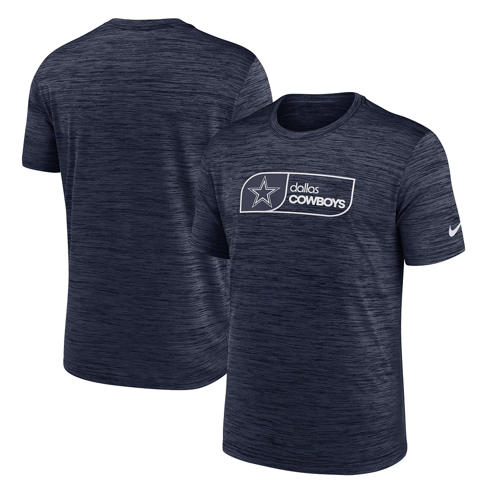 Men's Nike Navy Dallas Cowboys Big & Tall Velocity Performance T-Shirt