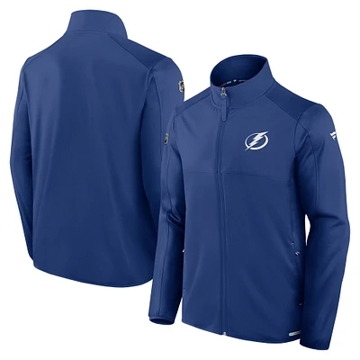 Men's Fanatics Blue Tampa Bay Lightning Authentic Pro Rink Fleece Full-Zip Jacket