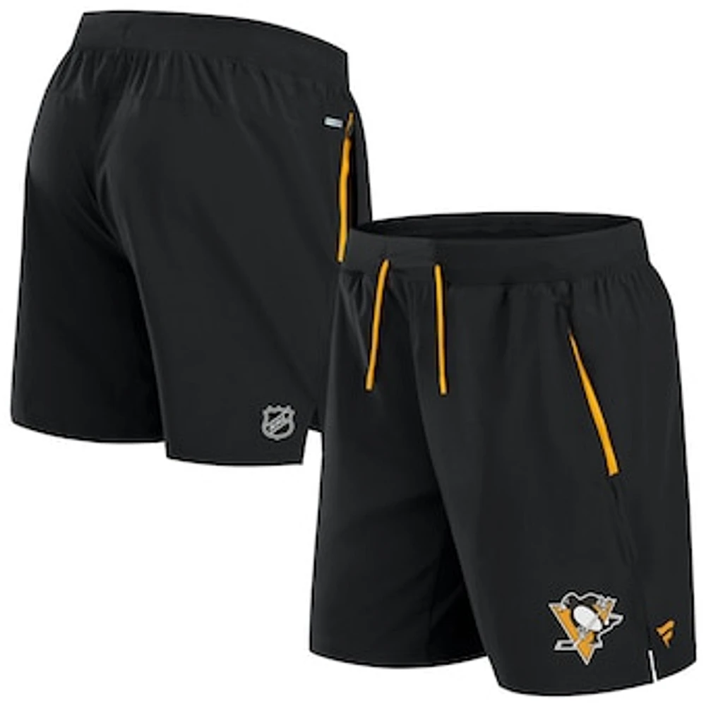 Men's Fanatics Black Pittsburgh Penguins Authentic Pro Rink Performance Shorts