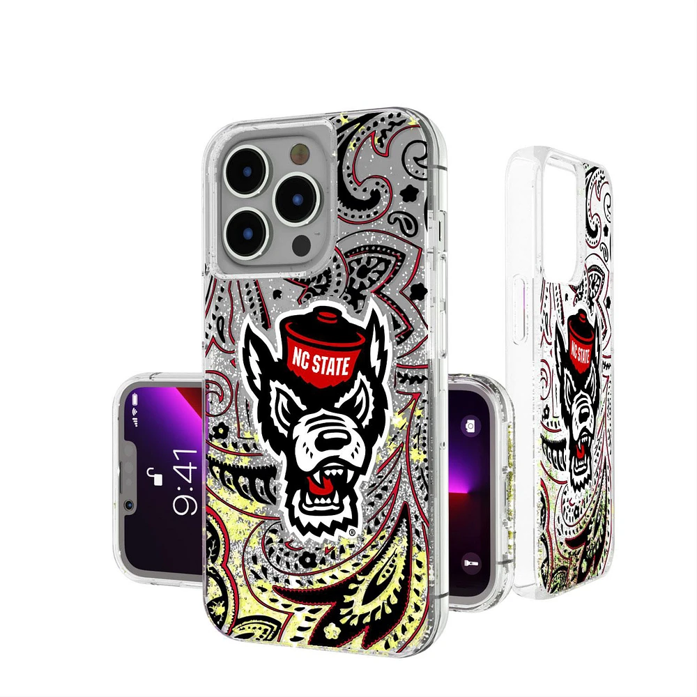 Keyscaper NC State Wolfpack Memories Print iPhone Glitter Case