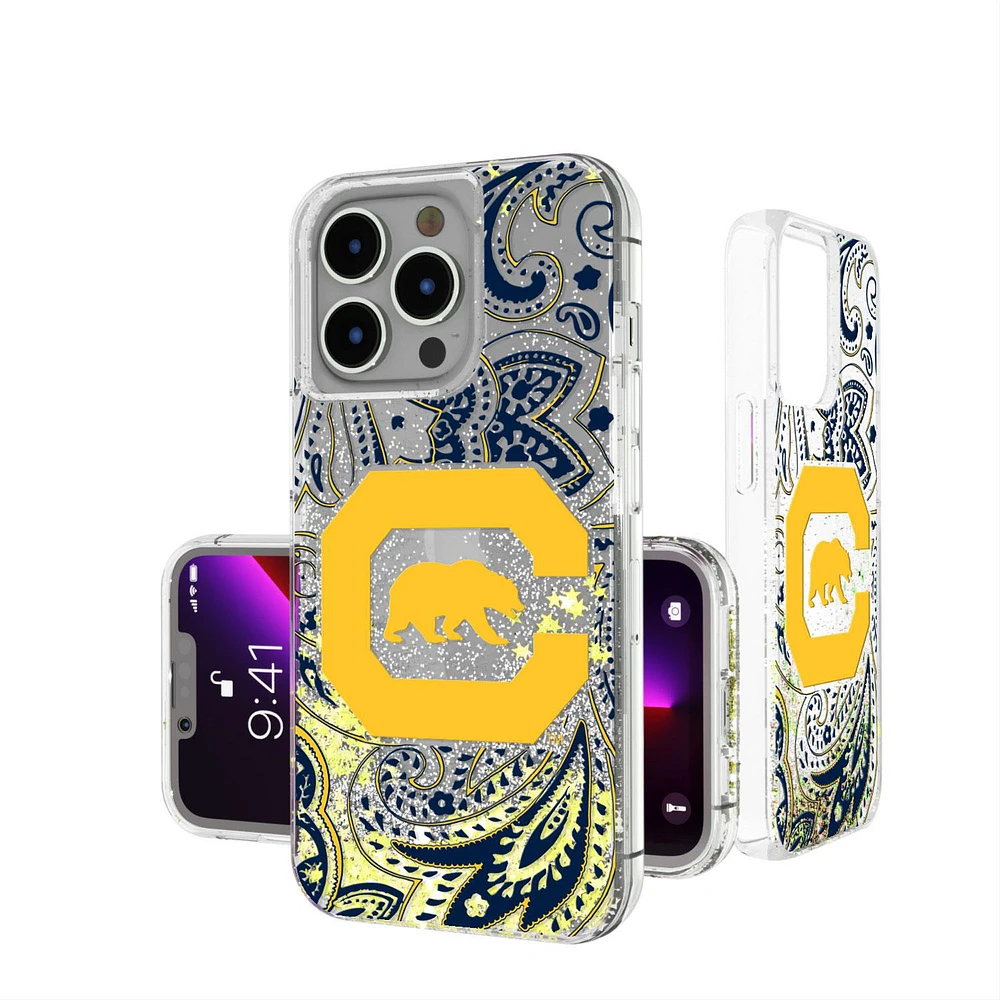 Keyscaper Cal Bears Memories Print iPhone Glitter Case