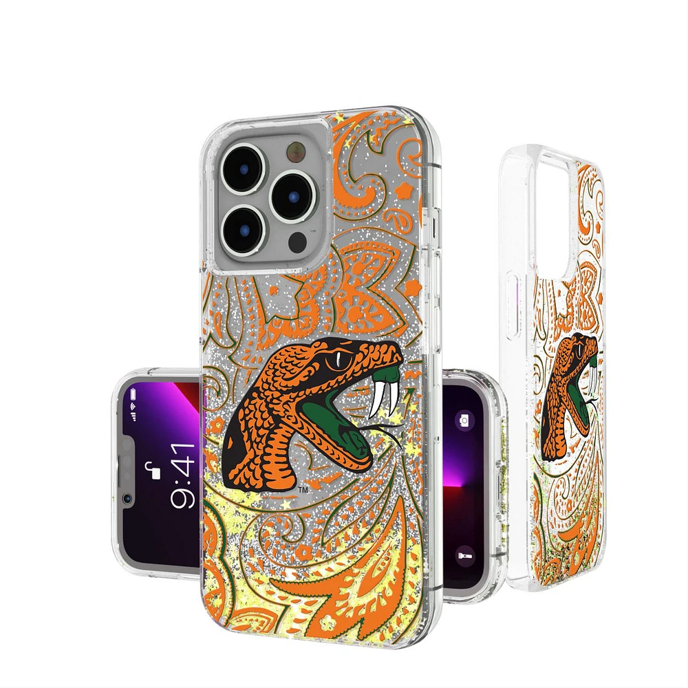 Keyscaper Florida A&M Rattlers Memories Print iPhone Glitter Case