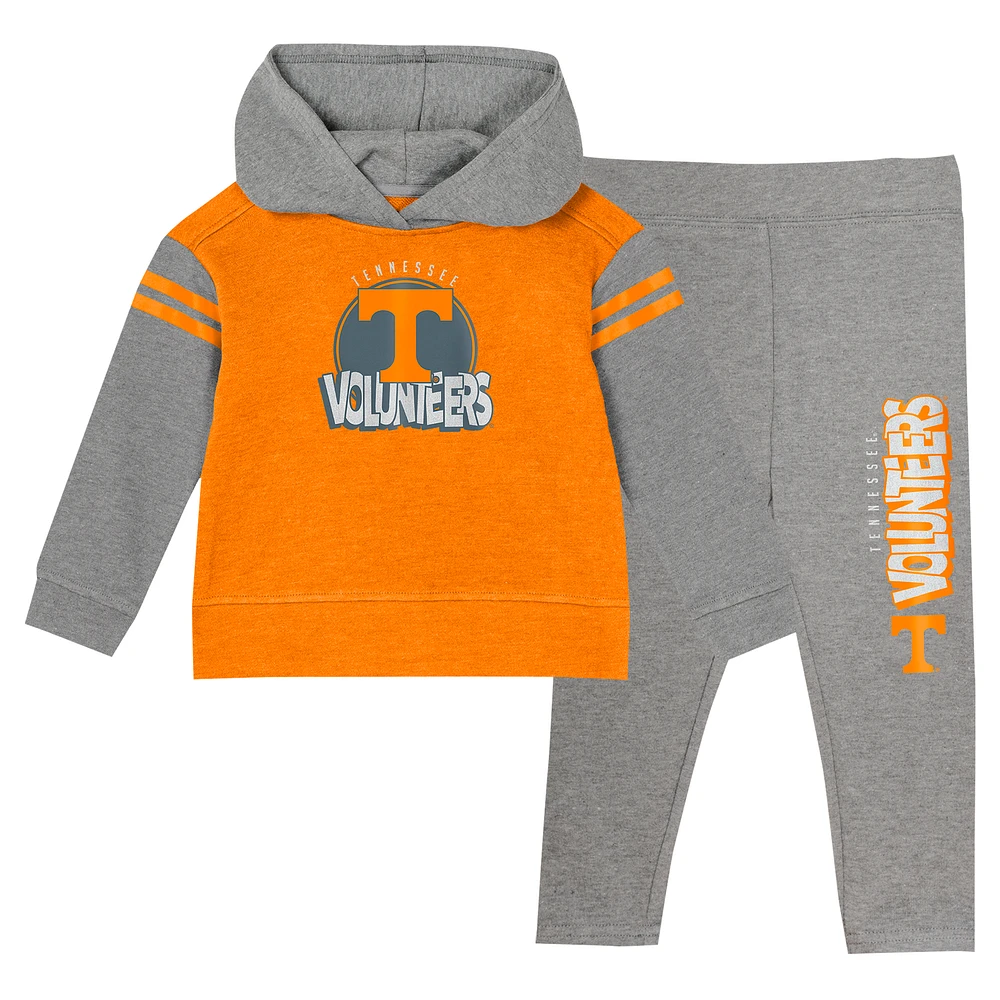 Girls Preschool Tennessee Orange Volunteers Clubhouse Pullover Hoodie & Legging Set