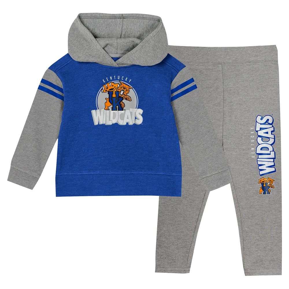 Girls Preschool Royal Kentucky Wildcats Clubhouse Pullover Hoodie & Legging Set