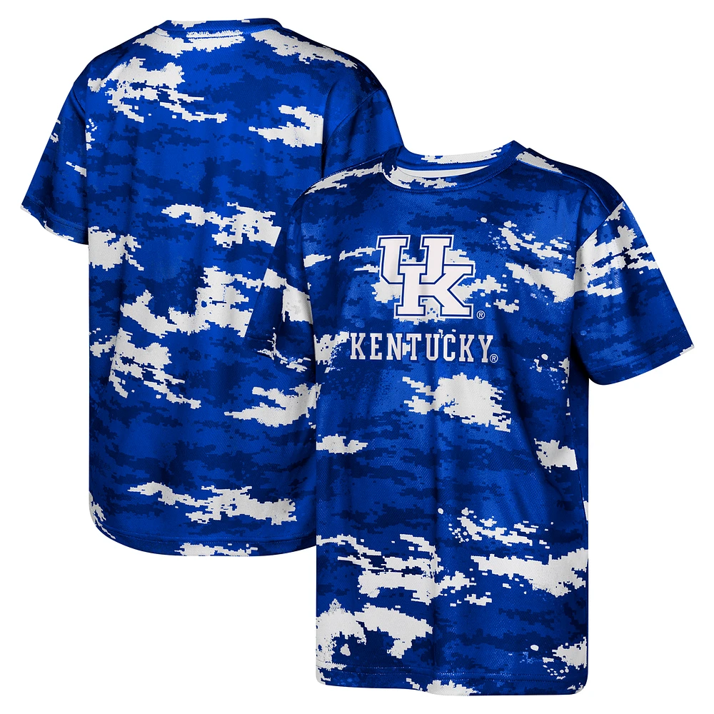 Youth Royal Kentucky Wildcats Scrimmage Sublimated T-Shirt