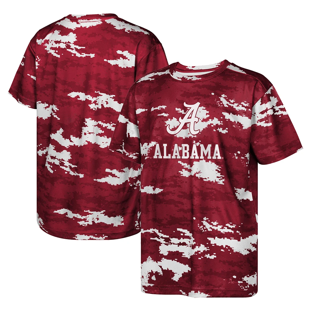 Youth Crimson Alabama Tide Scrimmage Sublimated T-Shirt