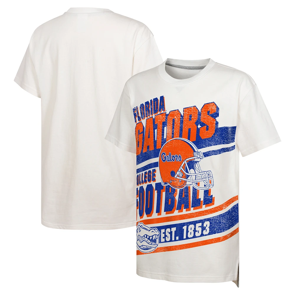 Youth White Florida Gators Let's Get Loud Oversized T-Shirt