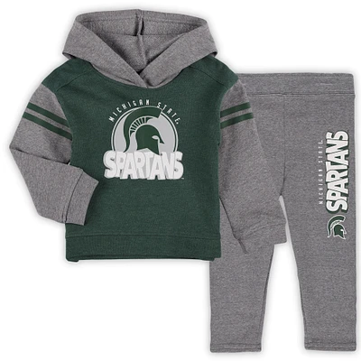 Girls Toddler Michigan State Spartans Clubhouse Pullover Hoodie and Legging Set