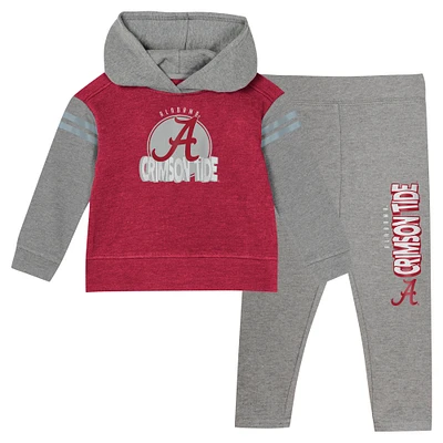 Girls Toddler Alabama Crimson Tide Clubhouse Pullover Hoodie and Legging Set
