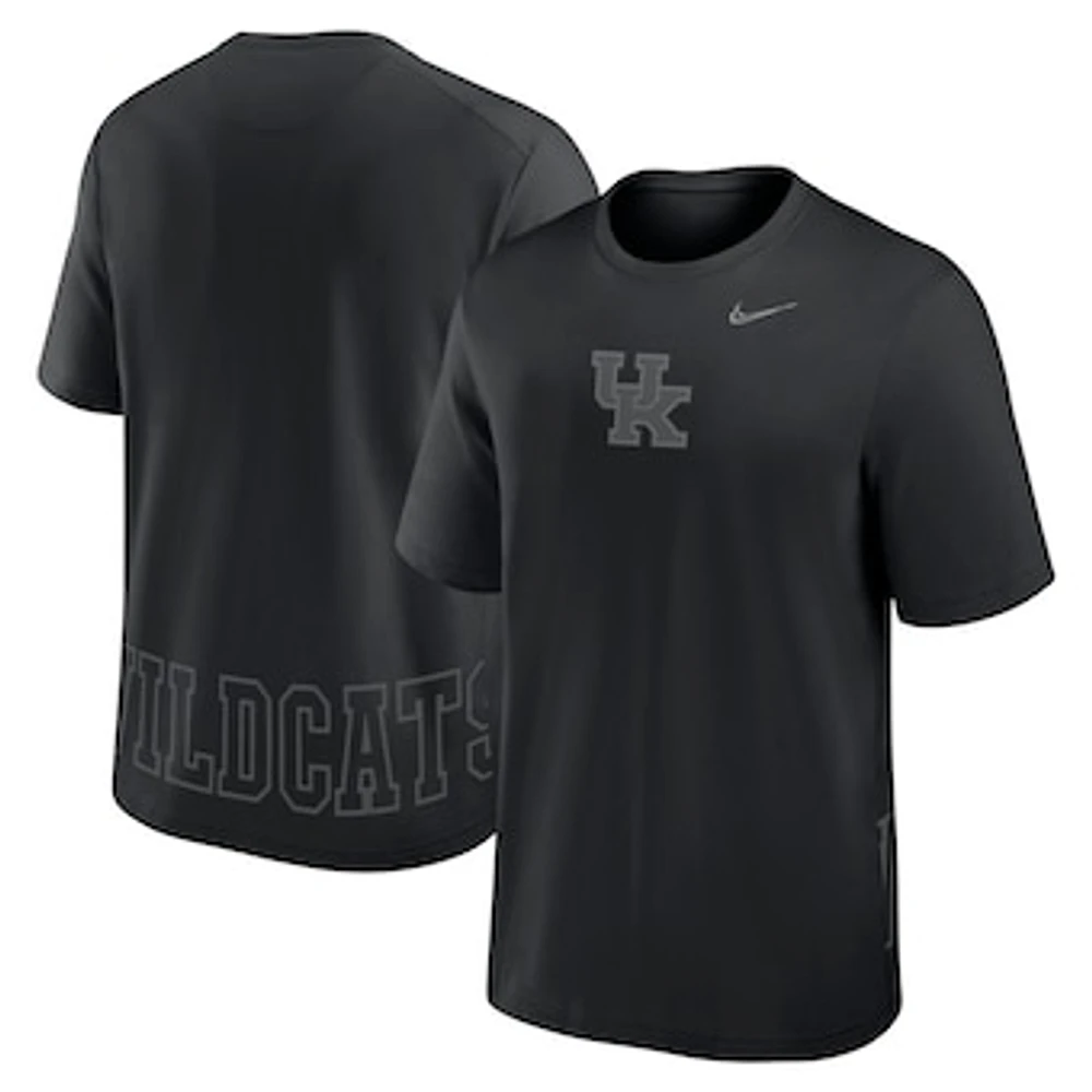 Men's Nike Black Kentucky Wildcats Primary Statement Two-Hit Performance T-Shirt