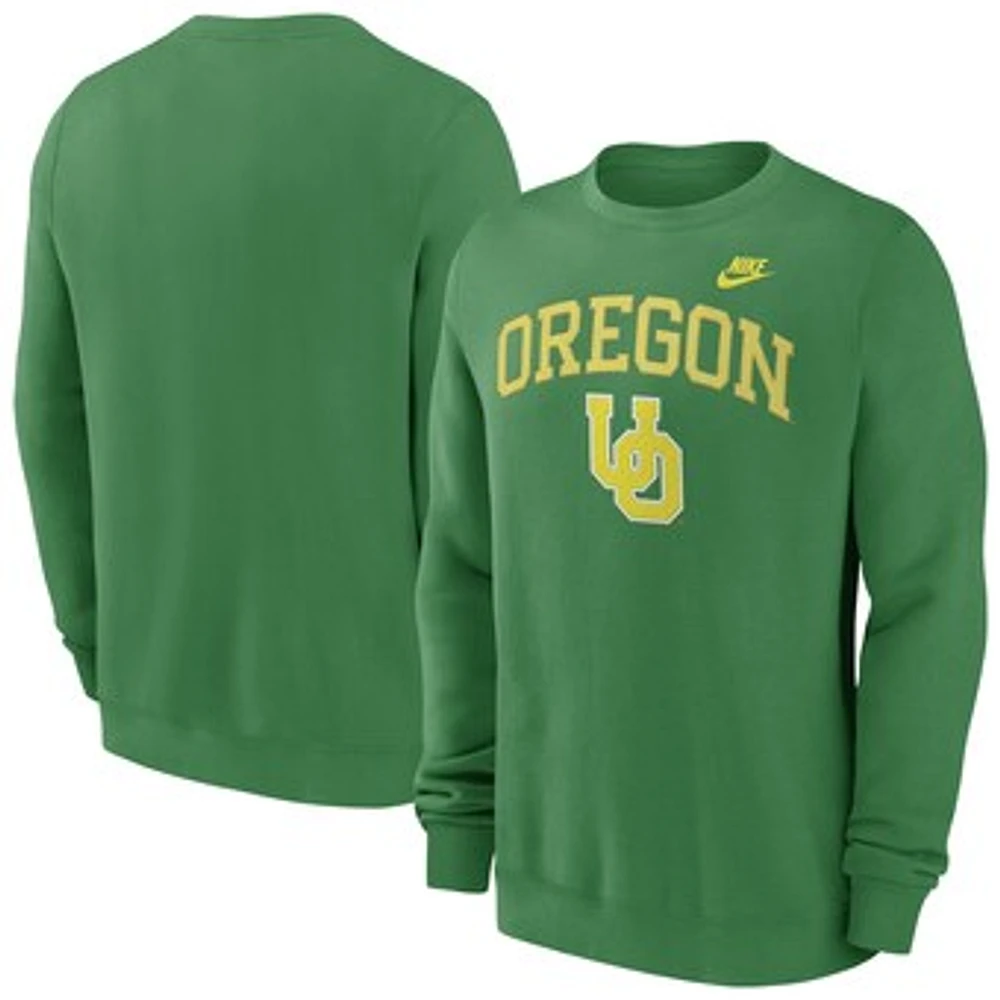 Men's Nike Green Oregon Ducks Legacy Classic Pullover Sweatshirt