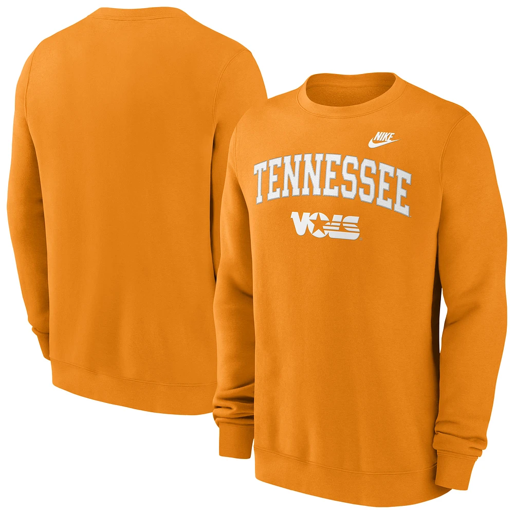 Men's Nike Tennessee Orange Volunteers Legacy Classic Pullover Sweatshirt