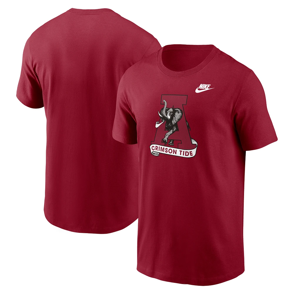 Men's Nike Crimson Alabama Tide Legacy Alternate Logo T-Shirt