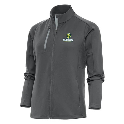 Women's Antigua Charcoal Clarkson Golden Knights Generation Digital Thermal Full-Zip Jacket