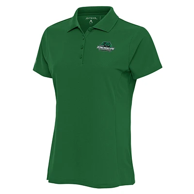 Women's Antigua Green Binghamton Bearcats Legacy Digital Thermal Pique Polo