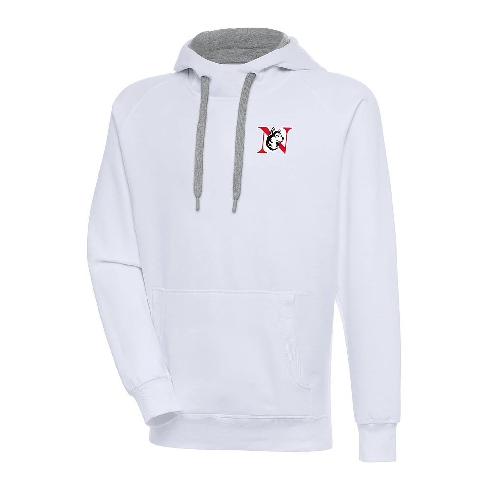 Men's Antigua Northeastern Huskies Victory Digital Thermal Raglan Pullover Hoodie
