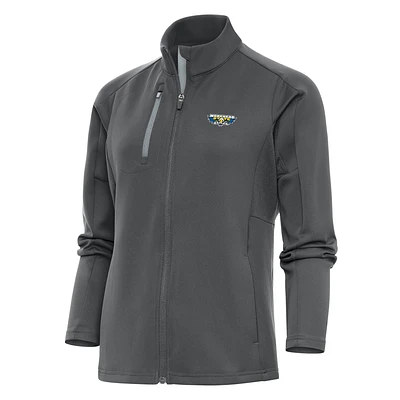 Women's Antigua Pewter Morehead State Eagles Generation Full-Zip Jacket