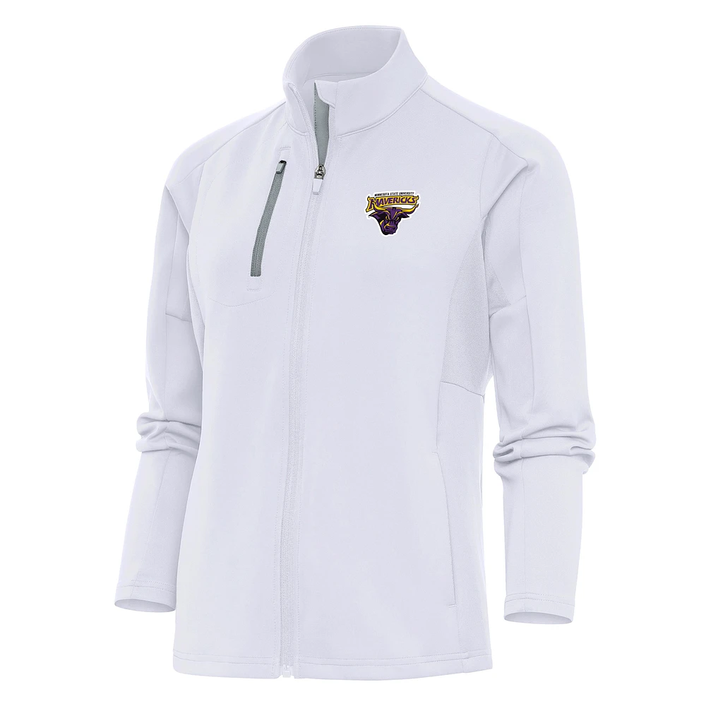 Women's Antigua White Minnesota State University, Mankato Generation Full-Zip Jacket