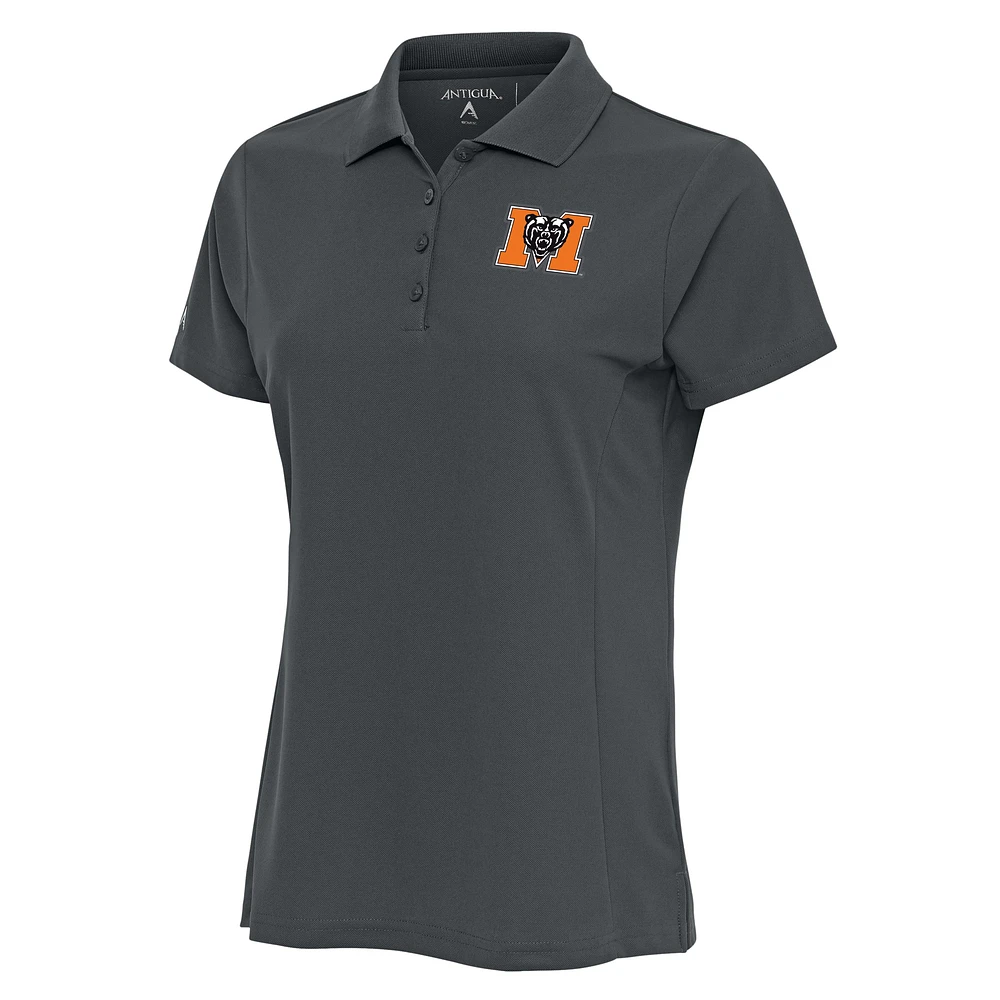 Women's Antigua Pewter Mercer Bears Legacy Pique Polo