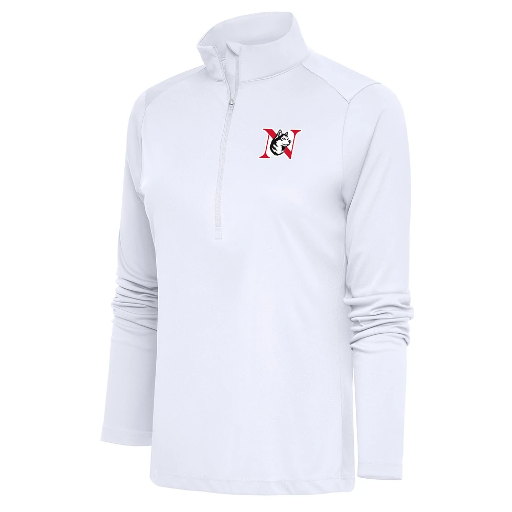 Women's Antigua Northeastern Huskies Tribute Half-Zip Top