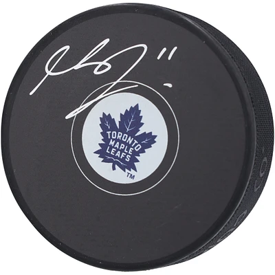 Max Domi Toronto Maple Leafs Autographed Hockey Puck
