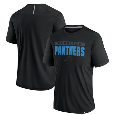 Men's Fanatics Black Carolina Panthers Defender Blackout T-Shirt