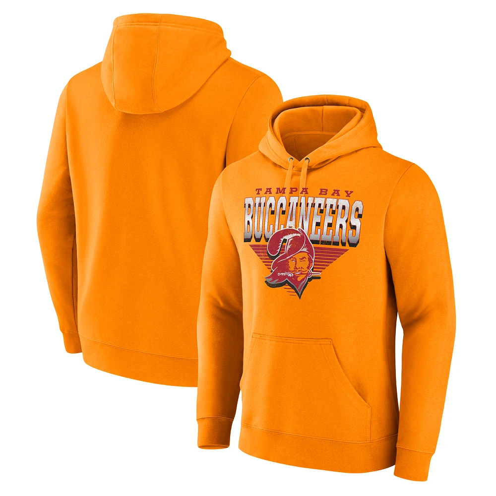Men's Fanatics Red Tampa Bay Buccaneers Geometric Chrome Pullover Hoodie