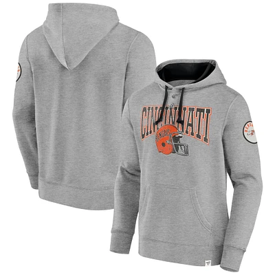 Men's Fanatics Black Cincinnati Bengals Label Maker Pullover Hoodie