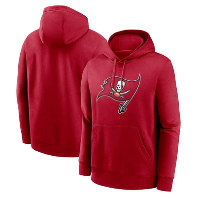 Men's Nike Red Tampa Bay Buccaneers Primetime Club Logo Hoodie