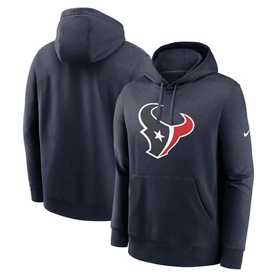 Men's Nike Navy Houston Texans Primetime Club Logo Hoodie