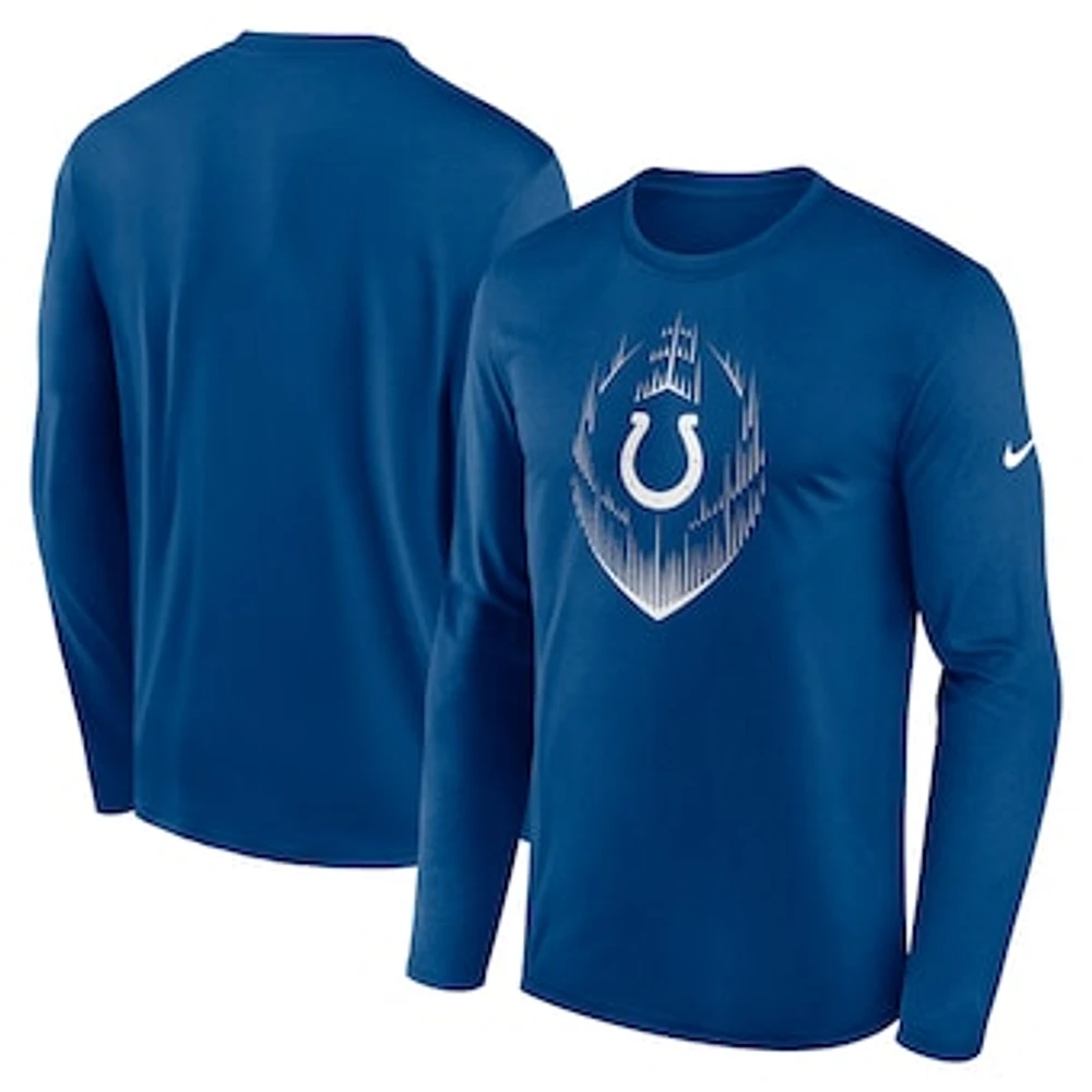Men's Nike Royal Indianapolis Colts Icon Legend Performance Long Sleeve T-Shirt
