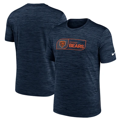 Men's Nike Navy Chicago Bears Big & Tall Velocity Performance T-Shirt