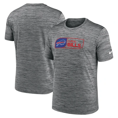 Men's Nike Charcoal Buffalo Bills Big & Tall Velocity Performance T-Shirt