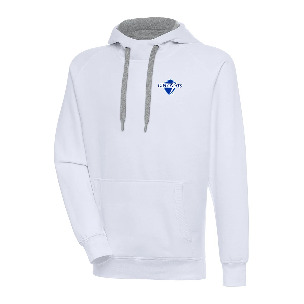 Men's Antigua Franklin & Marshall Diplomats Victory Pullover Hoodie