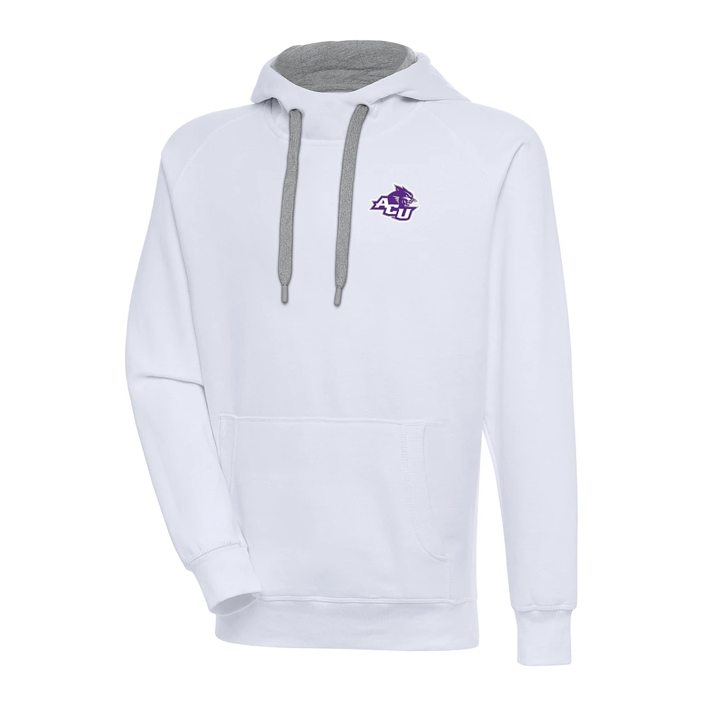 Men's Antigua Abilene Christian University Wildcats Victory Pullover Hoodie