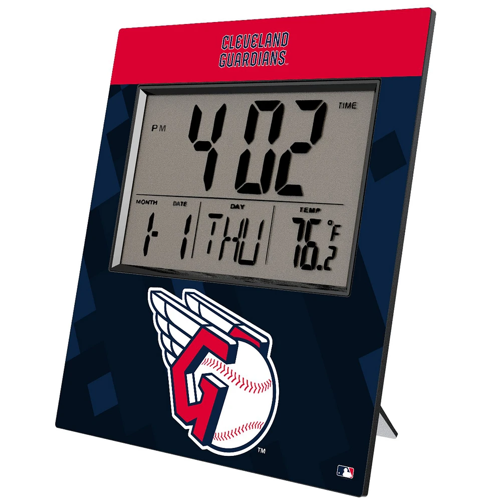 Keyscaper Cleveland Guardians Digital Desk Clock