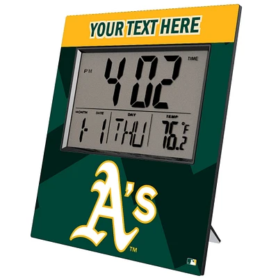 Keyscaper Athletics Personalized Digital Desk Clock