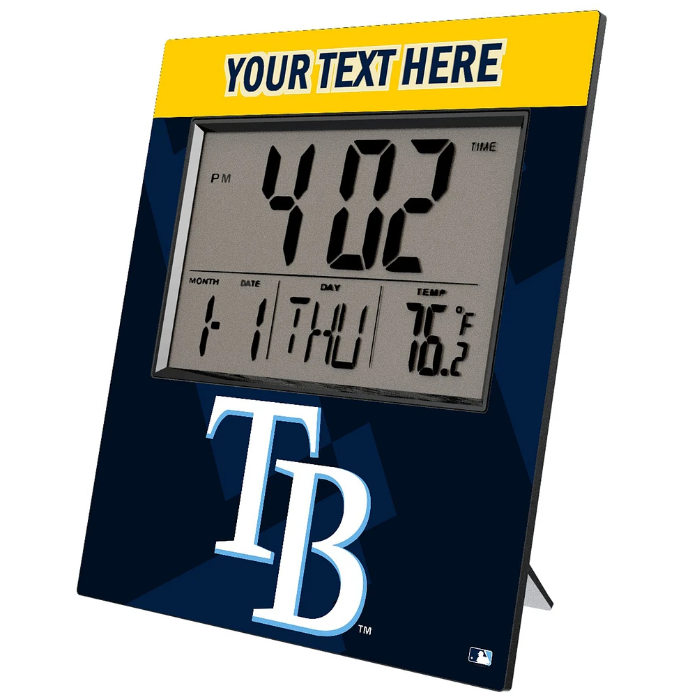 Keyscaper Tampa Bay Rays Personalized Digital Desk Clock