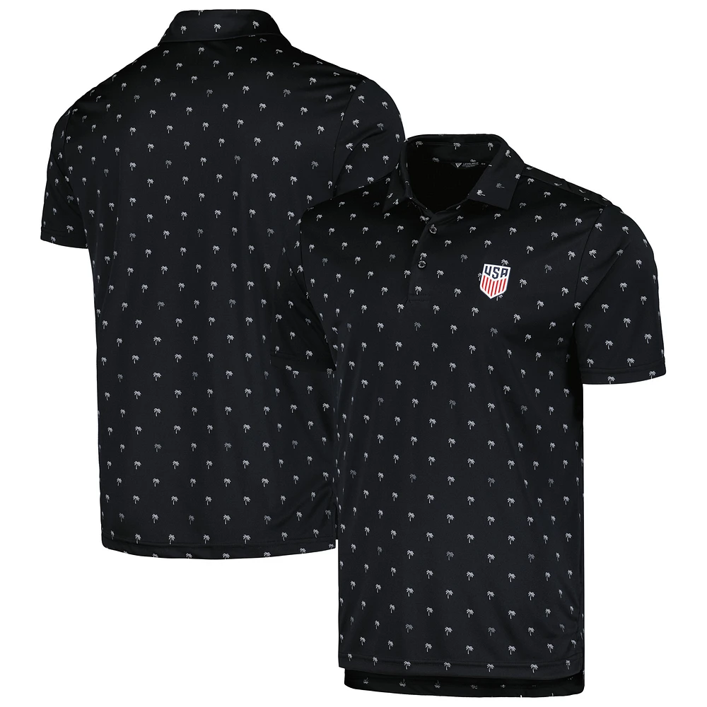 Men's Levelwear Black USMNT Groove Performance Polo
