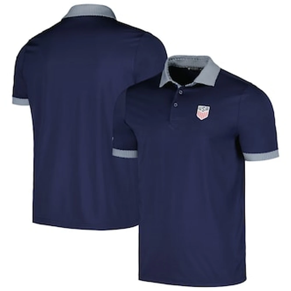 Men's Levelwear Navy USMNT Thomas Performance Polo