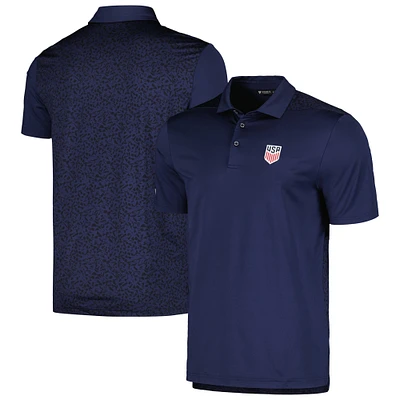 Men's Levelwear Navy USMNT Spry Performance Polo