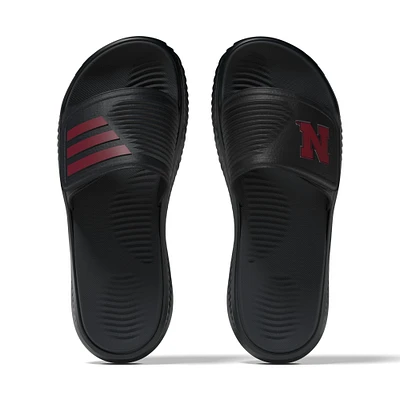 Unisex adidas Black Nebraska Huskers Alphabounce 2.0 Slide Sandals