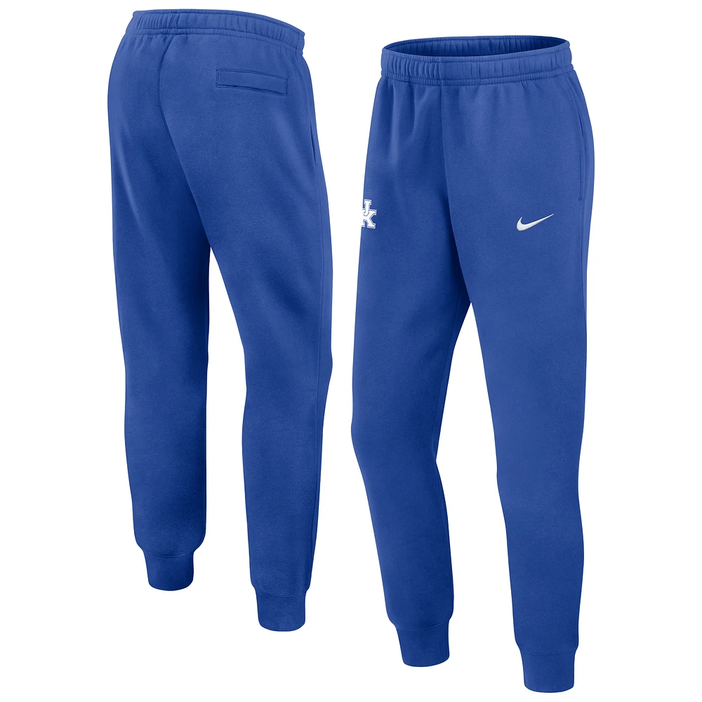 Men's Nike Royal Kentucky Wildcats 2024 Sideline Club Fleece Joggers