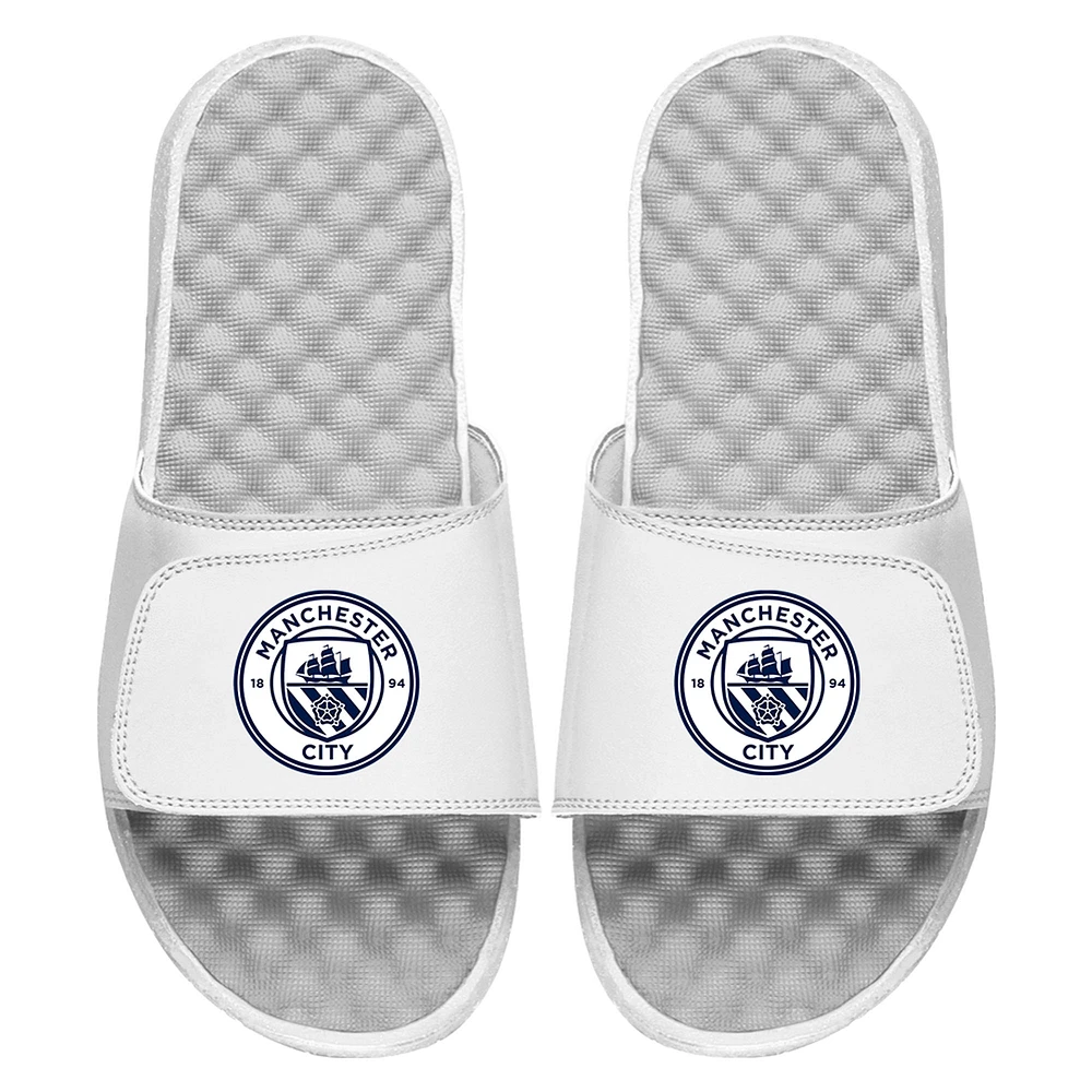 Men's ISlide Manchester City Primary Logo Slide Sandals