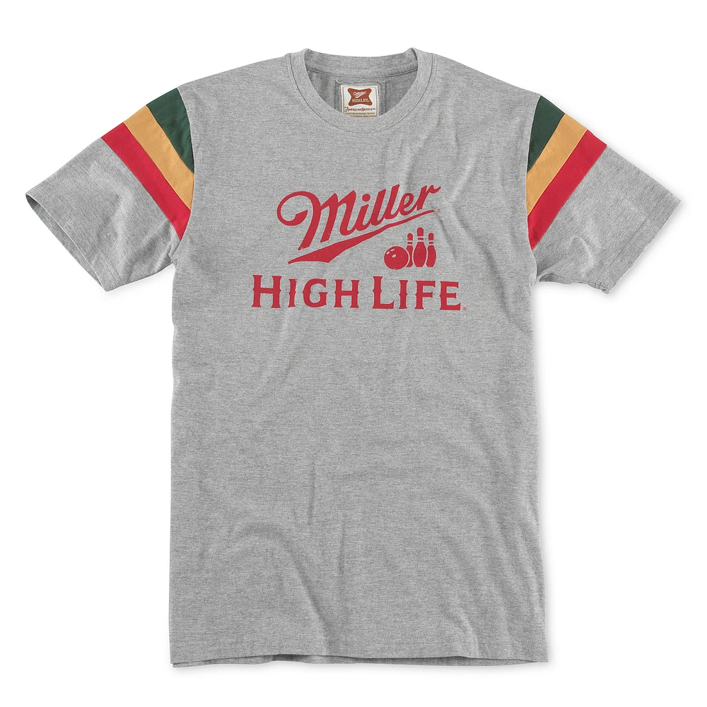 Unisex American Needle Heather Gray Miller Sunset T-Shirt