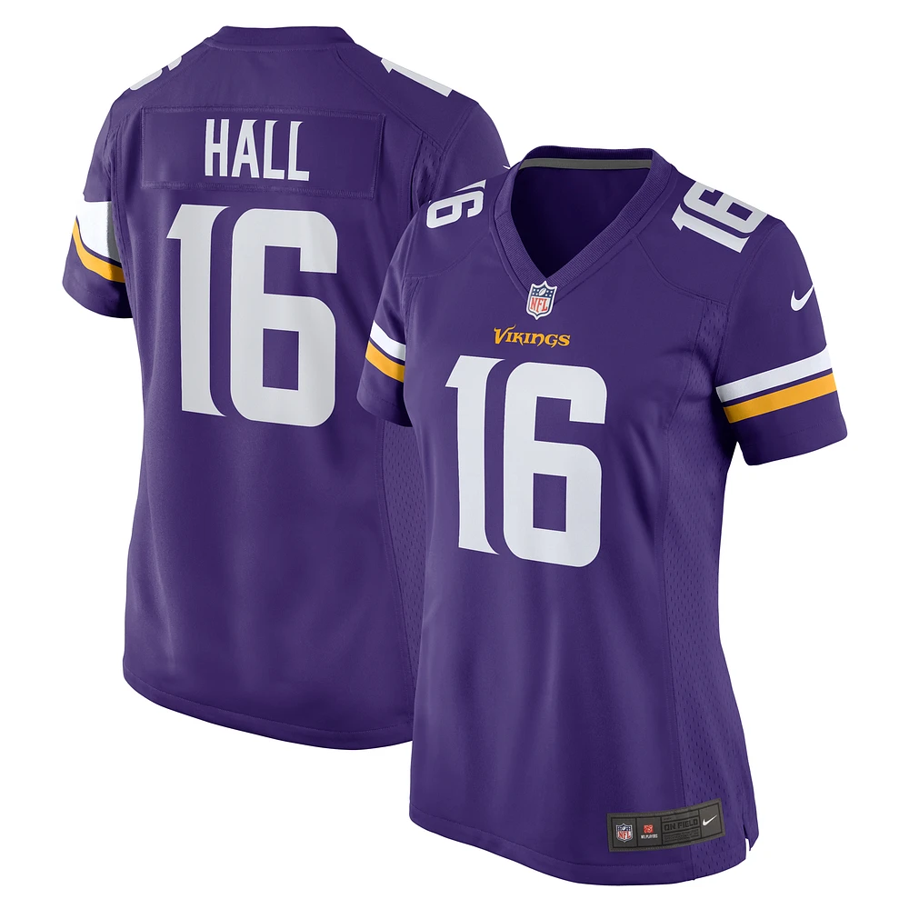 Women's Nike Jaren Hall Purple Minnesota Vikings Game Jersey
