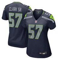 Women's Nike Frank Clark College College Navy Seattle Seahawks Team Game Jersey