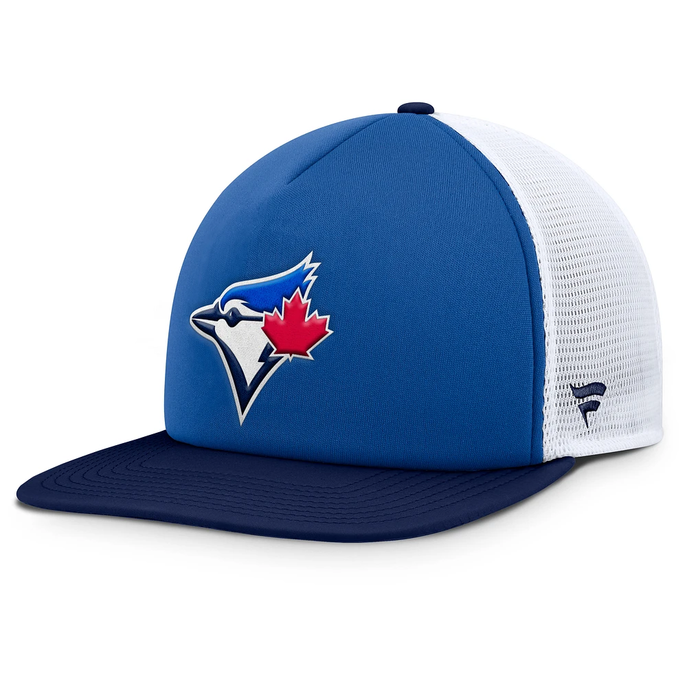Men's Fanatics Royal/Black Toronto Blue Jays Fundamental Foam Front Snapback Hat
